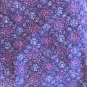 Lularoe Purple and Magenta Geometric Leggings size TC